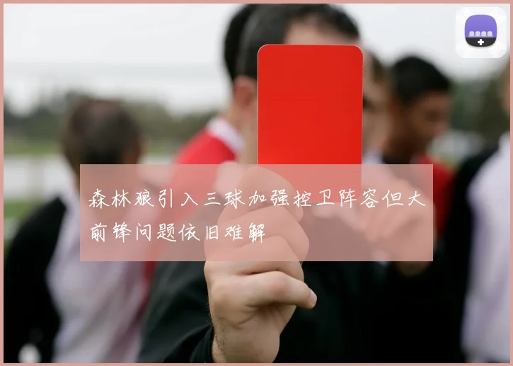 森林狼引入三球加强控卫阵容但大前锋问题依旧难解